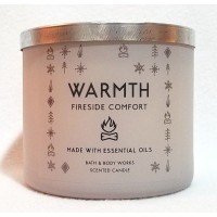 1 Bath & Body Works WARMTH - FIRESIDE COMFORT Large 3-Wick Filled Candle    332512029859